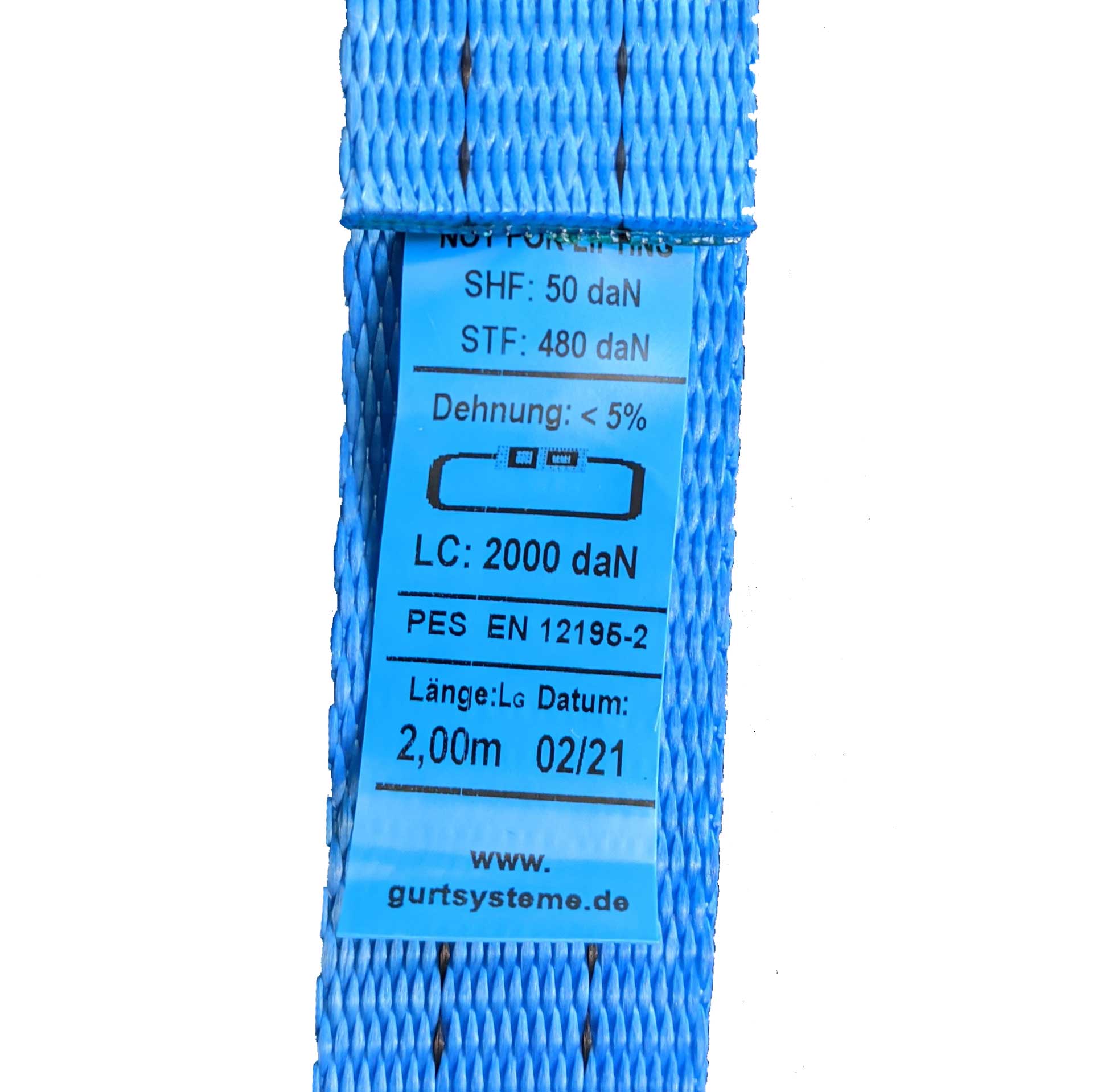 Restposten - Ratschengurt 35 mm blau