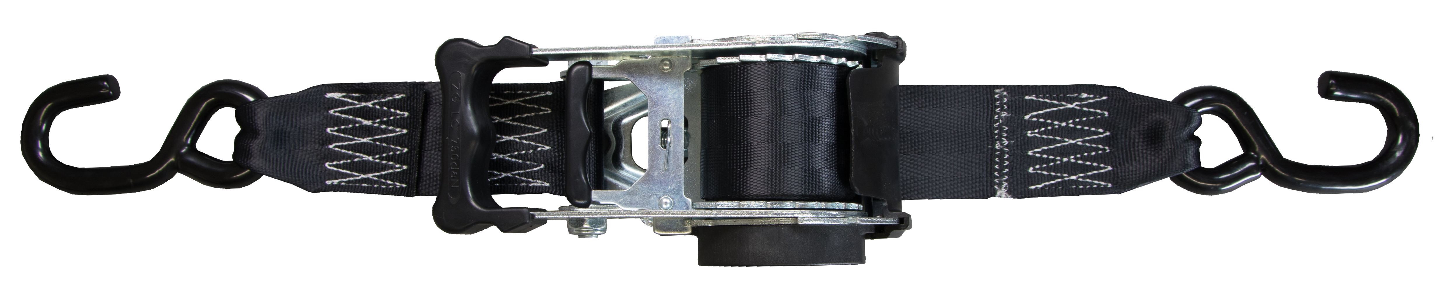 Spanngurt ZurrMatic mit Aufrollmechanik, 50 mm Bandbreite, mit S-Haken